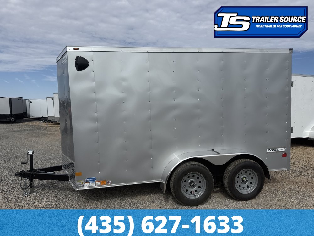 6x12 Haulmark Passport Enclosed Cargo Trailer - 6'6" Interior - 7K GVWR -