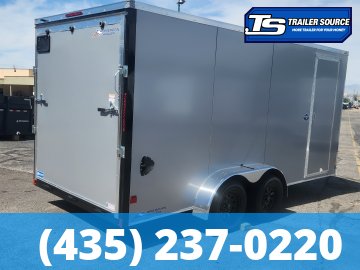 7x16 American Hauler Arrow Deluxe Enclosed Cargo Trailer - 7'0" Interior - 7K GVWR - .080 PolyCor, Ramp Door