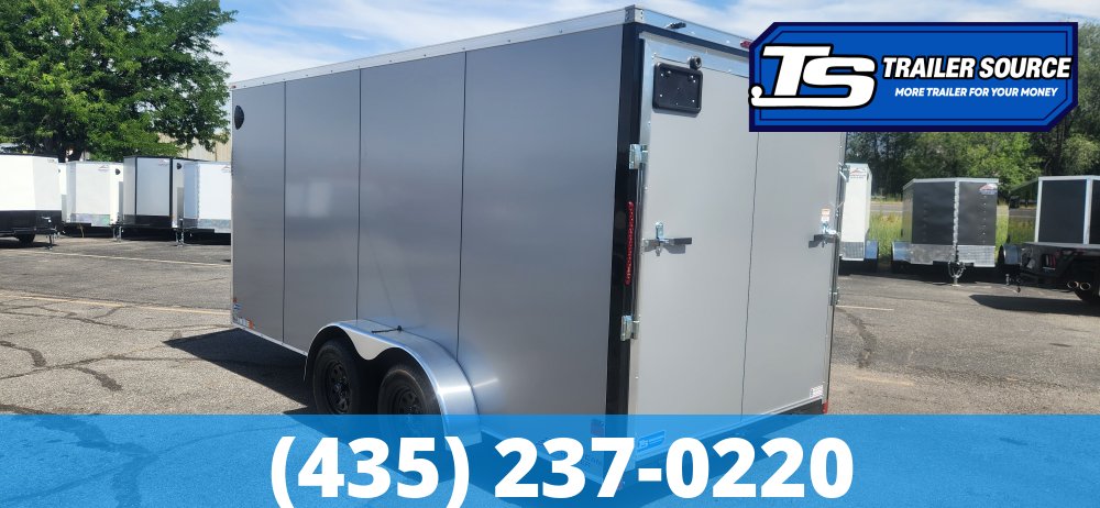 7x16 American Hauler Arrow Deluxe Enclosed Cargo Trailer - 7'0" Interior - 7K GVWR - .080 PolyCor, Ramp Door