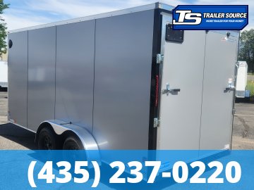 7x16 American Hauler Arrow Deluxe Enclosed Cargo Trailer - 7'0" Interior - 7K GVWR - .080 PolyCor, Ramp Door