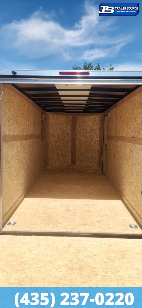 7x16 American Hauler Arrow Deluxe Enclosed Cargo Trailer - 7'0" Interior - 7K GVWR - .080 PolyCor, Ramp Door