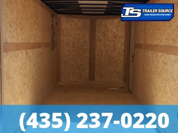 7x16 American Hauler Arrow Deluxe Enclosed Cargo Trailer - 7'0" Interior - 7K GVWR - .080 PolyCor, Ramp Door