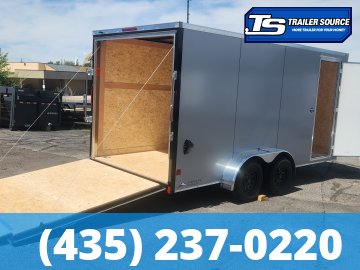 7x16 American Hauler Arrow Deluxe Enclosed Cargo Trailer - 7'0" Interior - 7K GVWR - .080 PolyCor, Ramp Door
