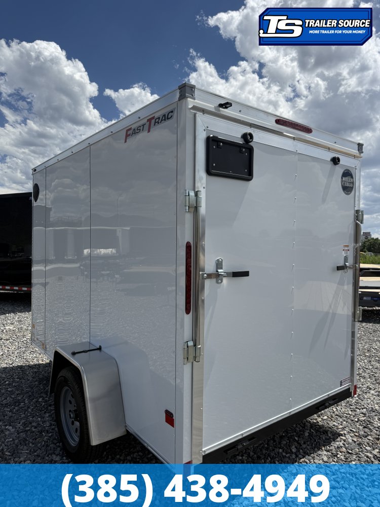 7x14 Wells Cargo FastTrac Enclosed Cargo Trailer - 6'6" Interior - 7K GVWR -