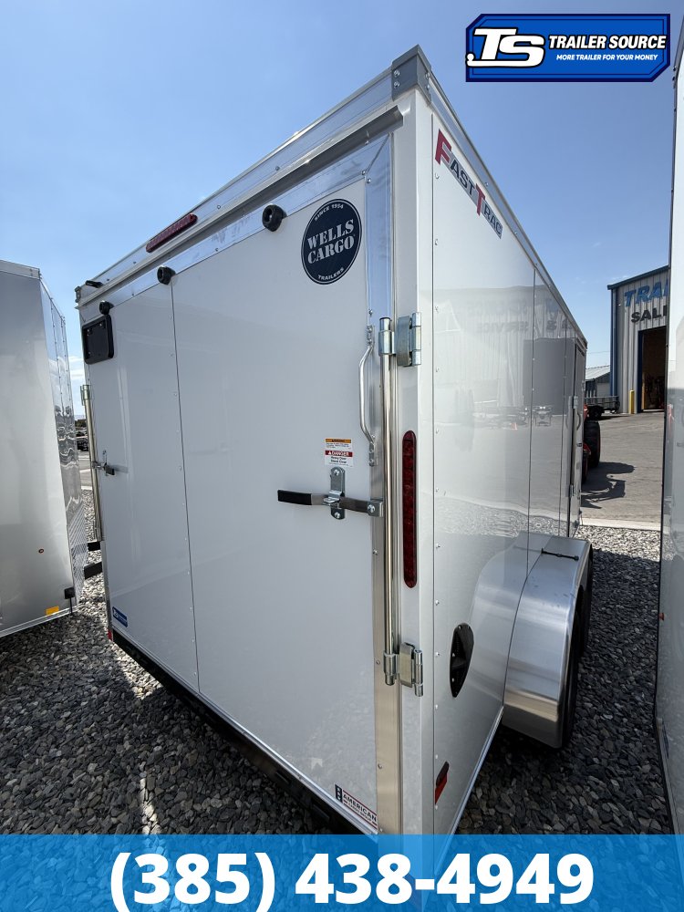 7x14 Wells Cargo FastTrac Enclosed Cargo Trailer - 6'6" Interior - 7K GVWR - .080 PolyCor