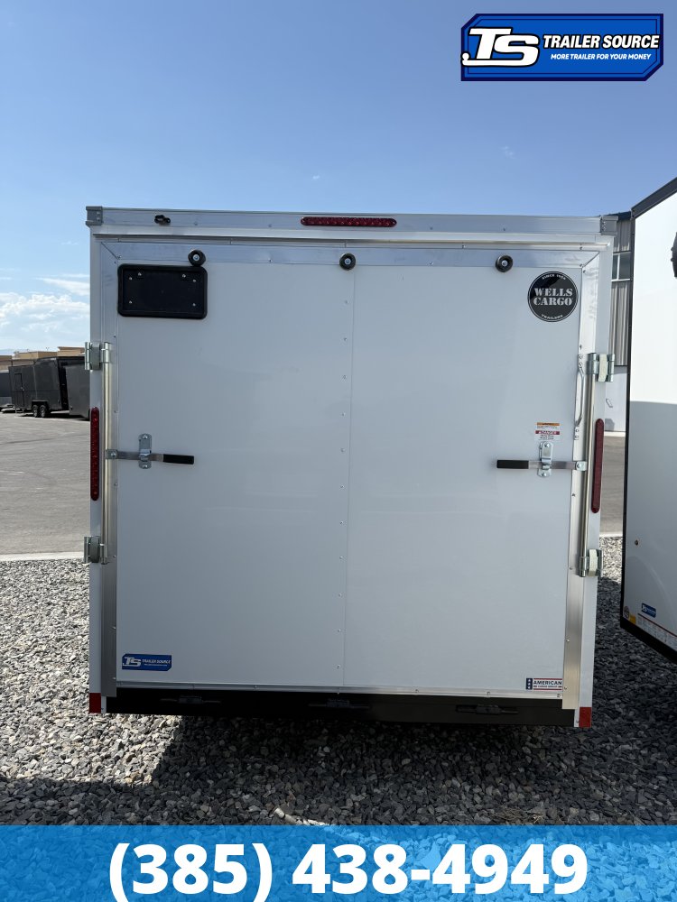 7x14 Wells Cargo FastTrac Enclosed Cargo Trailer - 6'6" Interior - 7K GVWR - .080 PolyCor