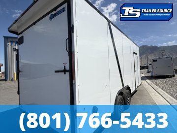 8.5x20 Look Element SE Enclosed Cargo Trailer - 7'6" Interior - 10K GVWR - .080 PolyCor, Alloy Wheels, Black Out Package, Rear Spoiler w/ Load Lights, Rubber Coin Floor, Vinyl Ceil