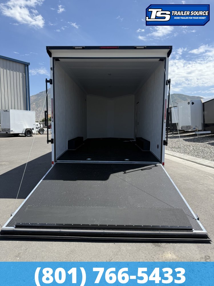 8.5x20 Look Element SE Enclosed Cargo Trailer - 7'6" Interior - 10K GVWR - .080 PolyCor, Alloy Wheels, Black Out Package, Rear Spoiler w/ Load Lights, Rubber Coin Floor, Vinyl Ceil