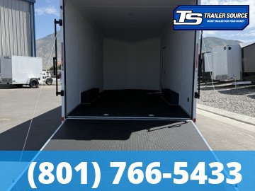 8.5x20 Look Element SE Enclosed Cargo Trailer - 7'6" Interior - 10K GVWR - .080 PolyCor, Alloy Wheels, Black Out Package, Rear Spoiler w/ Load Lights, Rubber Coin Floor, Vinyl Ceil