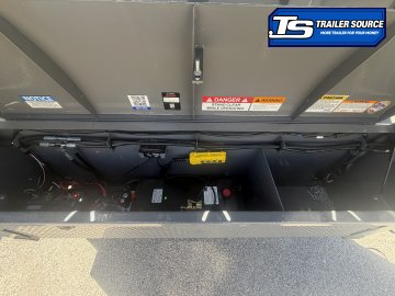 7x16 Diamond C LPT-GN 210 Gooseneck Dump Trailer - 32" Sides - 23K GVWR - 18 Ply Tires, 5 Stage Telescopic, ABS Brakes, Board Brackets, Hydraulic Jack(s), Long Arm Tarp