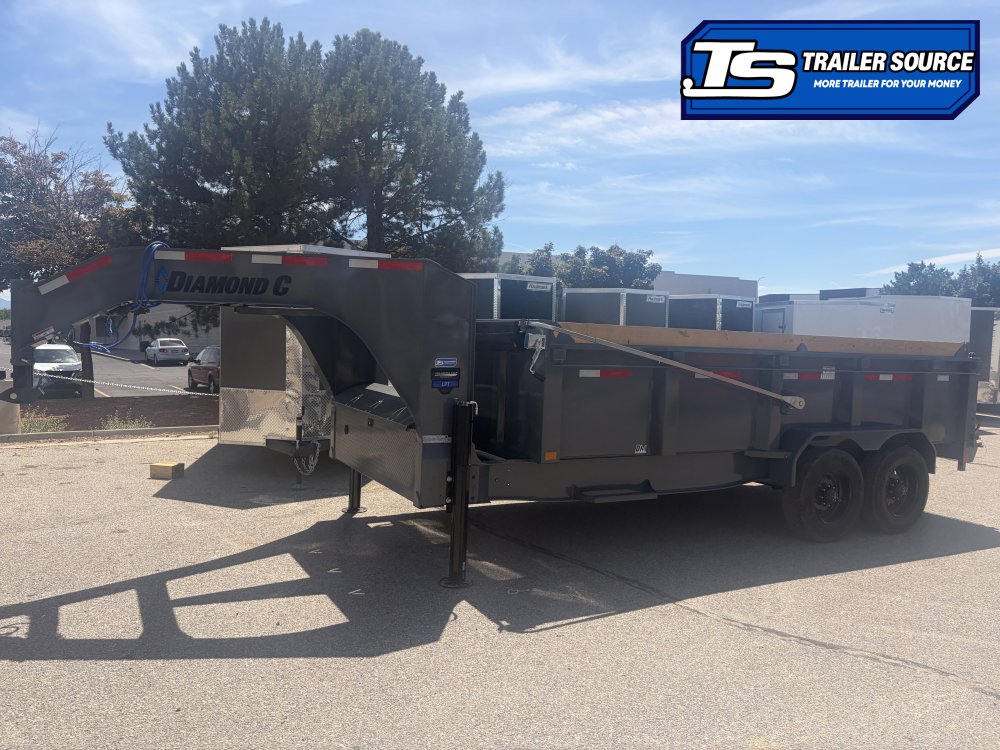 7x16 Diamond C LPT-GN 210 Gooseneck Dump