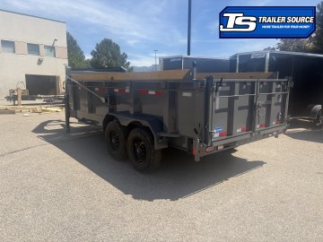 7x16 Diamond C LPT-GN 210 Gooseneck Dump Trailer - 32" Sides - 23K GVWR - 18 Ply Tires, 5 Stage Telescopic, ABS Brakes, Board Brackets, Hydraulic Jack(s), Long Arm Tarp