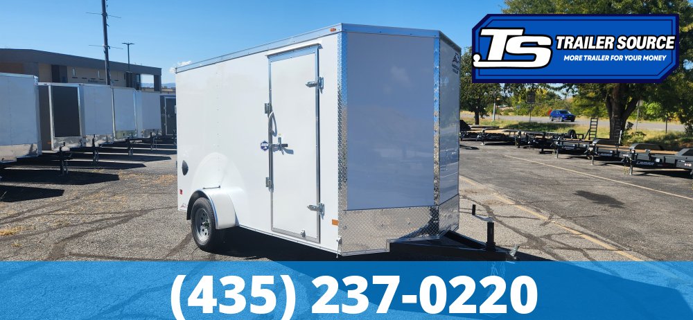 6x12 American Hauler Arrow Enclosed Cargo Trailer - 6'6" Interior - 3.5K GVWR - .080 PolyCor