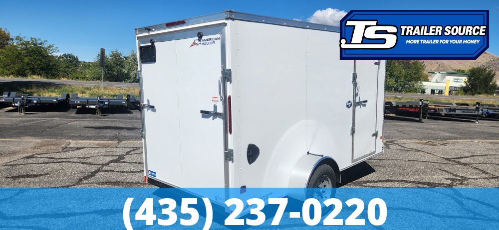 6x12 American Hauler Arrow Enclosed Cargo Trailer - 6'6" Interior - 3.5K GVWR - .080 PolyCor