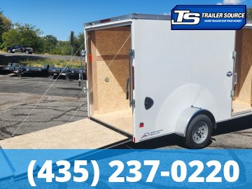 6x12 American Hauler Arrow Enclosed Cargo Trailer - 6'6" Interior - 3.5K GVWR - .080 PolyCor