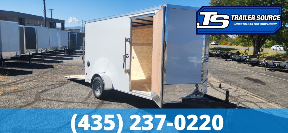 6x12 American Hauler Arrow Enclosed Cargo Trailer - 6'6" Interior - 3.5K GVWR - .080 PolyCor