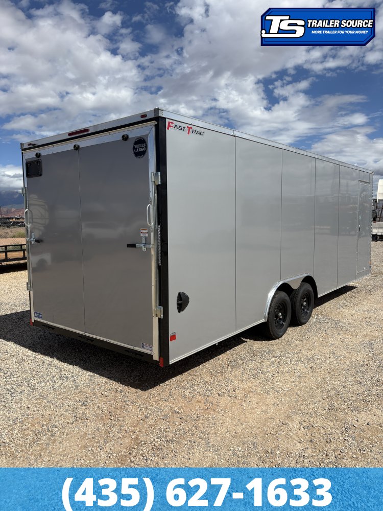 8.5x24 Haulmark Passport DELUXE Enclosed Cargo Trailer - 7'6" Interior - 10K GVWR - .080 PolyCor, Dovetail