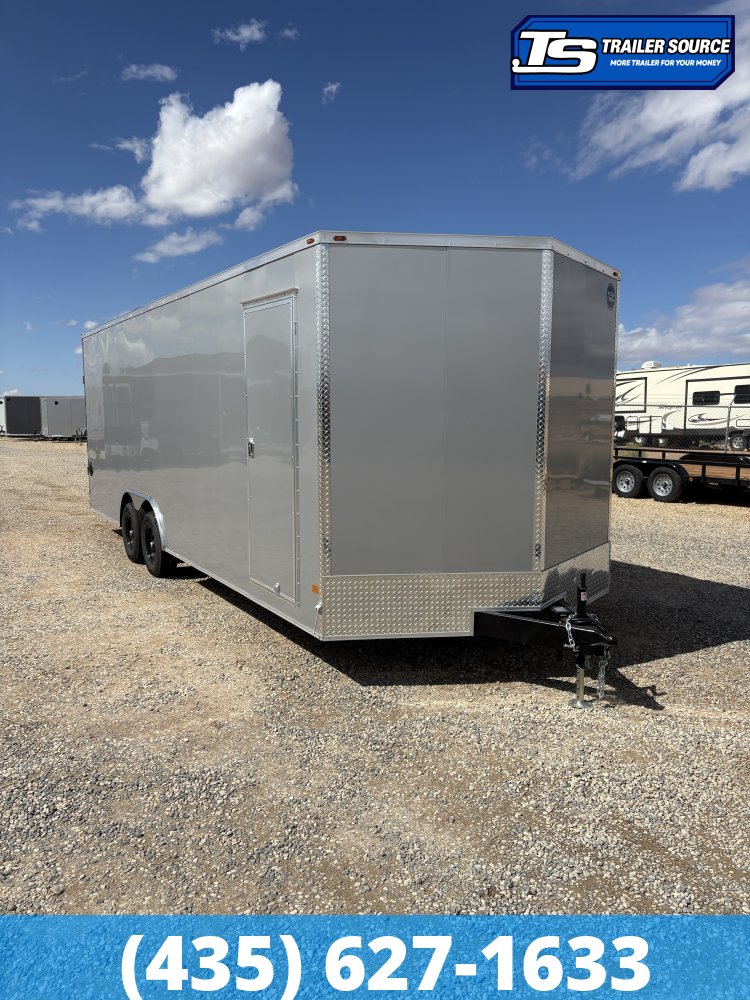 8.5x24 Haulmark Passport DELUXE Enclosed Cargo Trailer - 7'6" Interior - 10K GVWR - .080 PolyCor, Dovetail