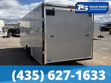 8.5x24 Haulmark Passport DELUXE Enclosed Cargo Trailer - 7'6" Interior - 10K GVWR - .080 PolyCor, Dovetail