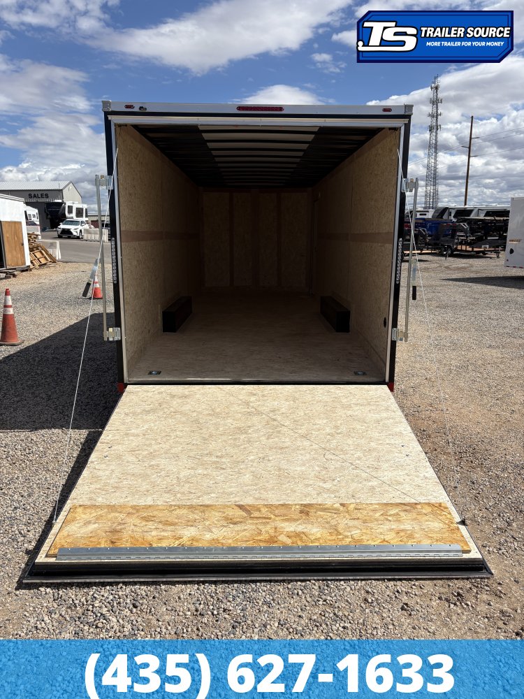 8.5x24 Haulmark Passport DELUXE Enclosed Cargo Trailer - 7'6" Interior - 10K GVWR - .080 PolyCor, Dovetail