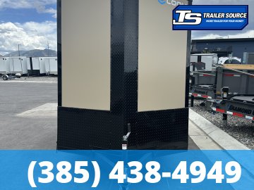 6x12 Look ST DLX Enclosed Cargo Trailer - 6'6" Interior - 3.5K GVWR - .080 PolyCor, Aluminum Outer Wheels, Black Out Package, Rear Spoiler w/ Load Lights