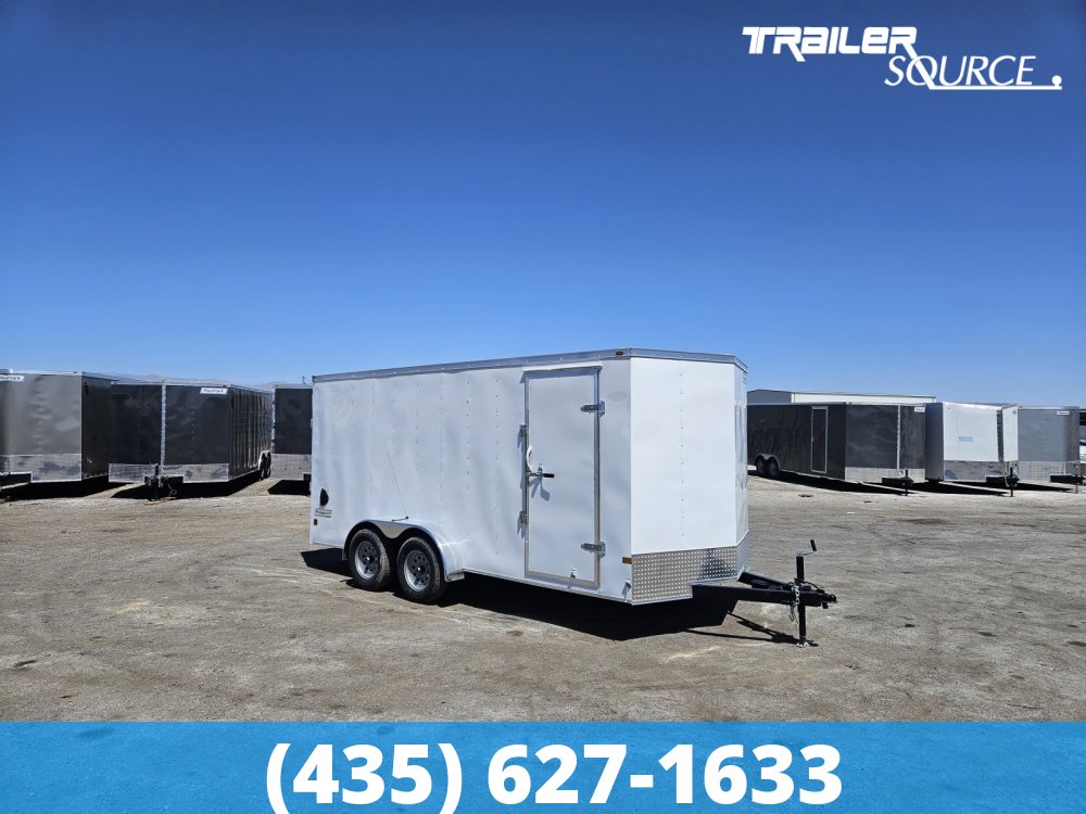 7x16 Haulmark Passport 6'6" Interior 7K Tandem Axle Enclosed Cargo Trailer