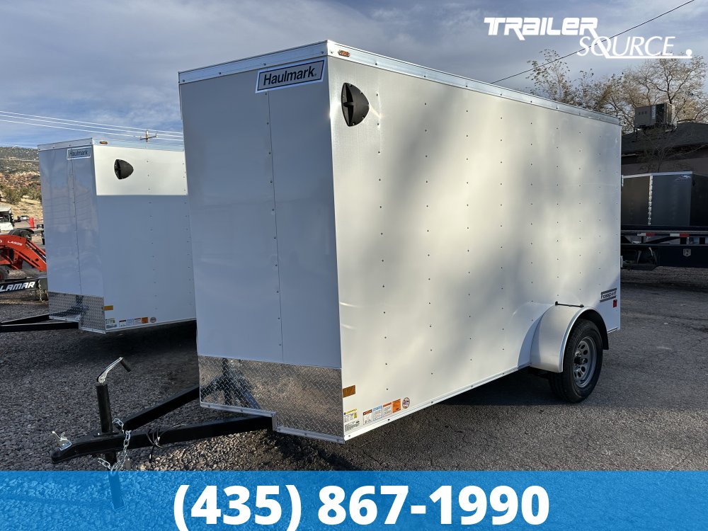 6x12 Haulmark Passport 6'6" Interior 3.5K Tandem Axle Enclosed Cargo Trailer