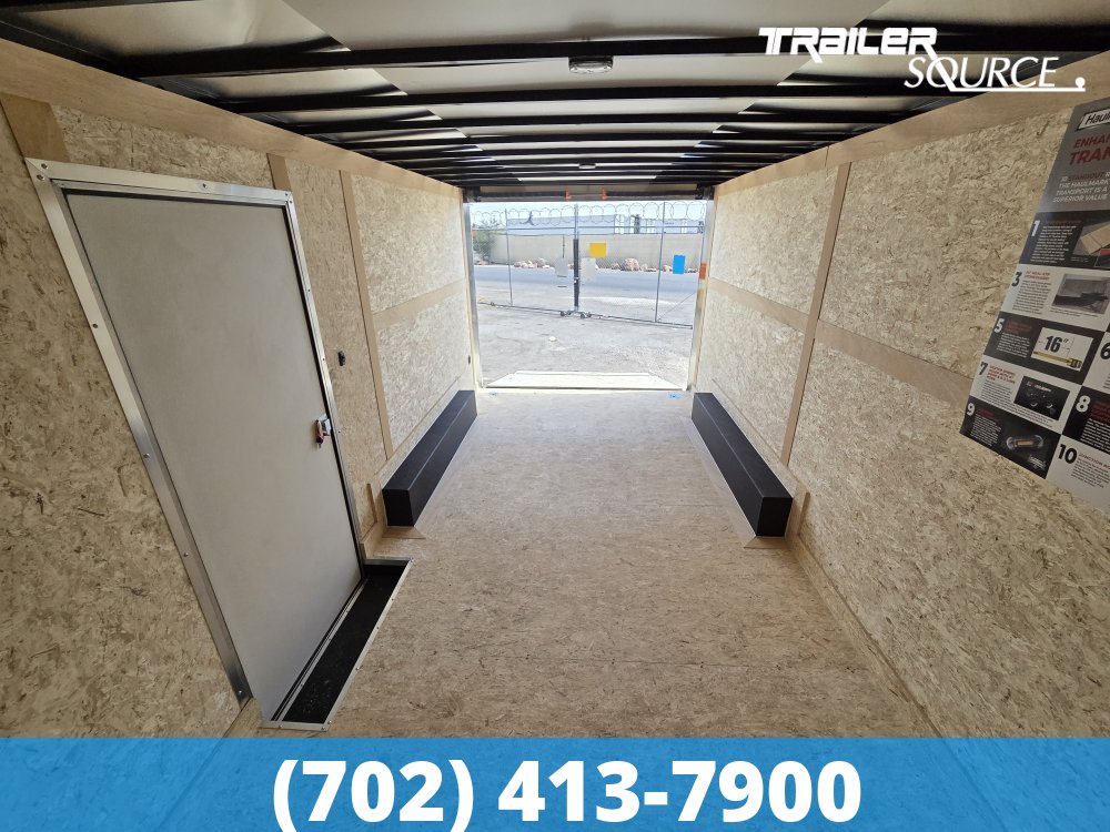 8.5x16 Haulmark Transport 7'0" Interior 10K Tandem Axle Enclosed Cargo