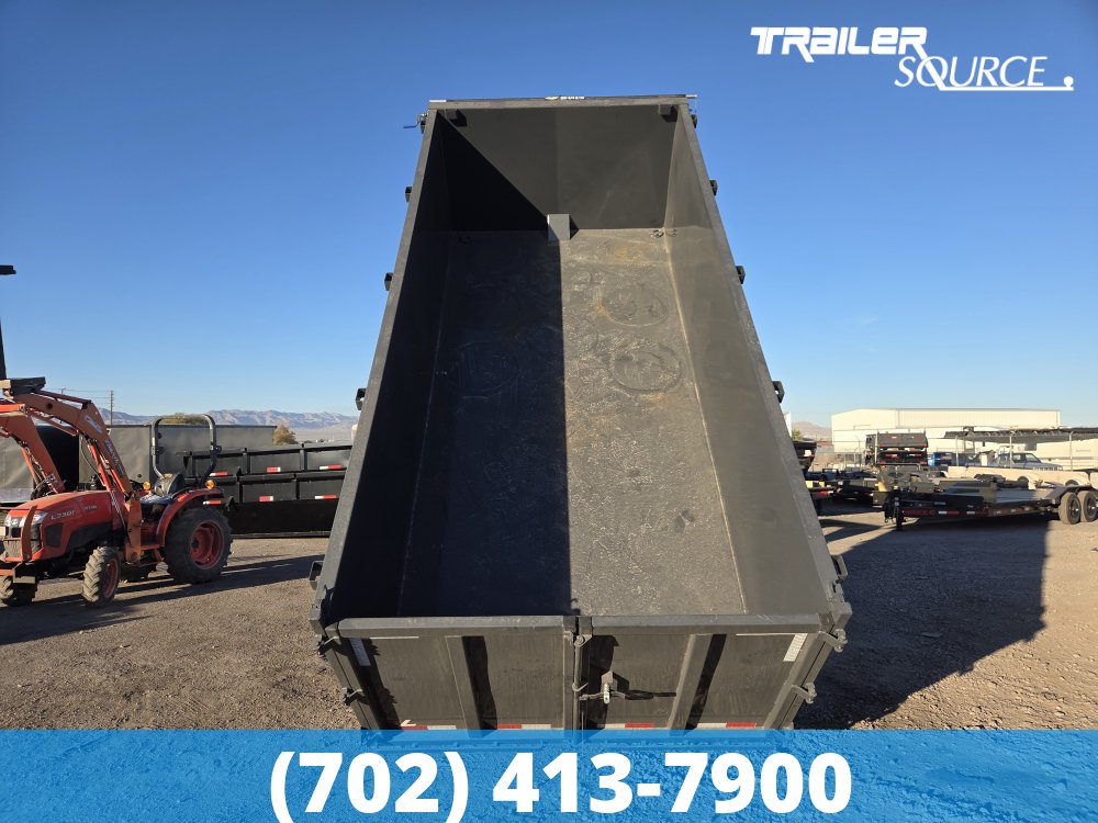 7x16 Lamar DT Gooseneck Gooseneck Dump