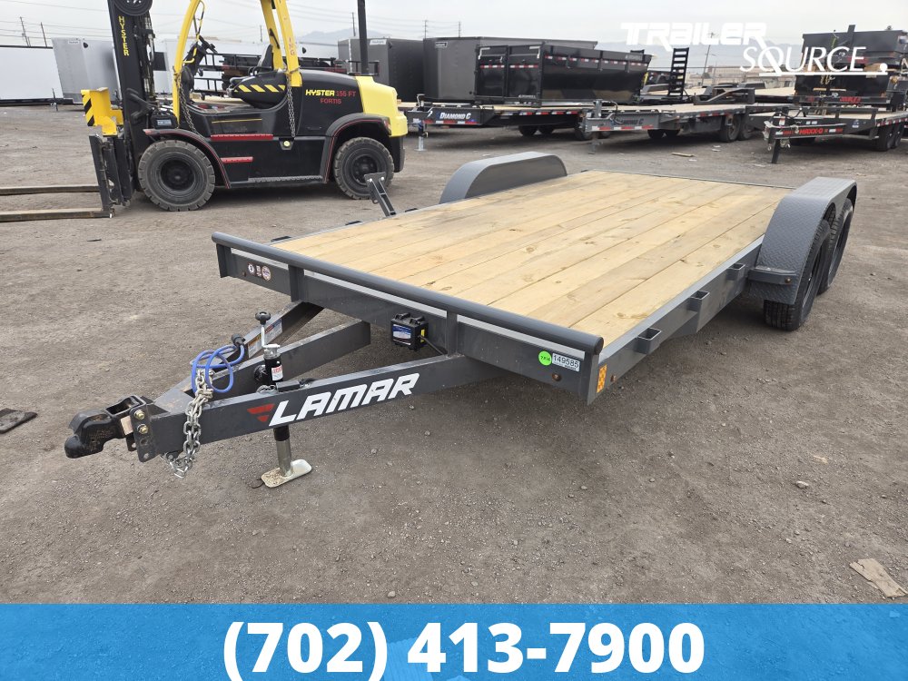 7x16 Lamar CE  Flatbed Car Hauler