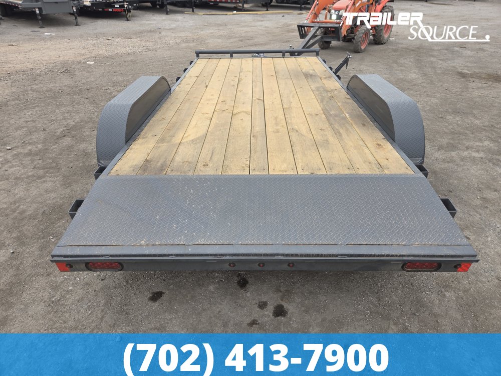7x16 Lamar CE  Flatbed Car Hauler