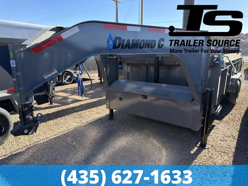 7x16 Diamond C LPT-GN 208 Gooseneck Dump