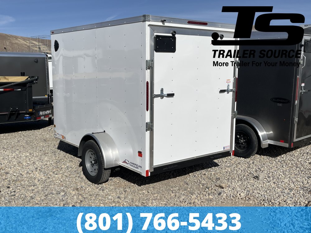 6x10 American Hauler Arrow Enclosed Cargo Trailer - 6'6" Interior - 3.5K GVWR