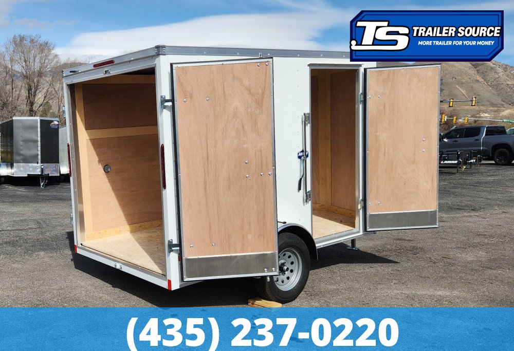 6x10 American Hauler Arrow Enclosed Cargo Trailer - 6'6" Interior - 3.5K GVWR - Barn Doors