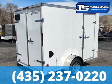 6x10 American Hauler Arrow Enclosed Cargo Trailer - 6'6" Interior - 3.5K GVWR - Barn Doors