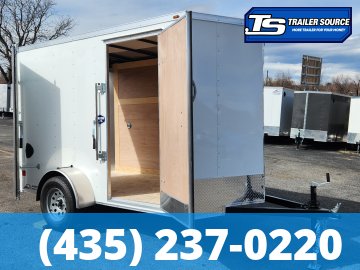 6x10 American Hauler Arrow Enclosed Cargo Trailer - 6'6" Interior - 3.5K GVWR - Barn Doors