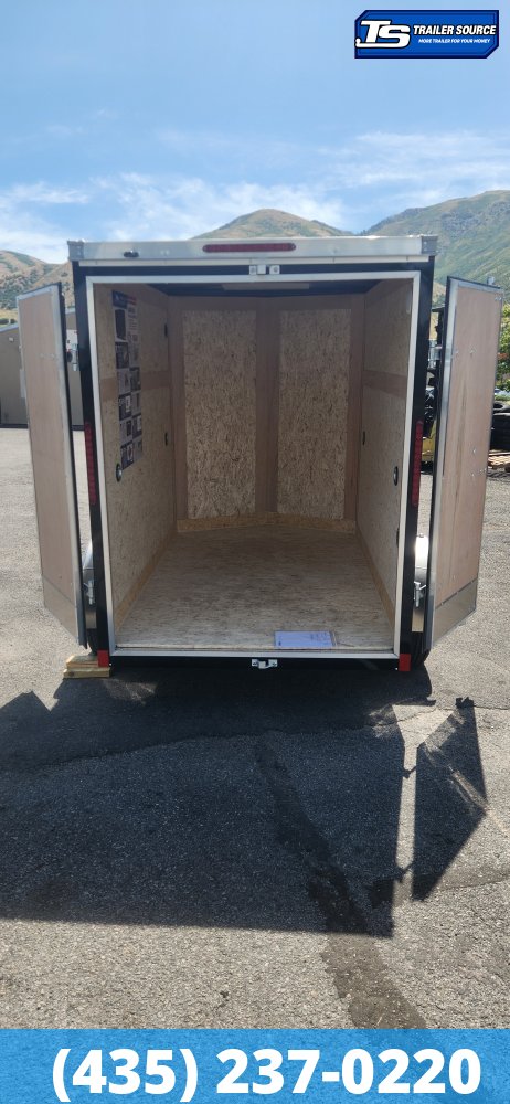 5x8 American Hauler Arrow Deluxe Enclosed Cargo Trailer - 6'0" Interior - 3.5K GVWR - .080 PolyCor, Barn Doors
