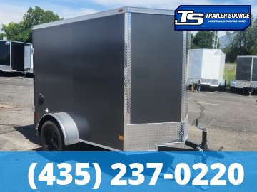 5x8 American Hauler Arrow Deluxe Enclosed Cargo Trailer - 6'0" Interior - 3.5K GVWR - .080 PolyCor, Barn Doors