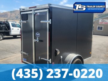 5x8 American Hauler Arrow Deluxe Enclosed Cargo Trailer - 6'0" Interior - 3.5K GVWR - .080 PolyCor, Barn Doors