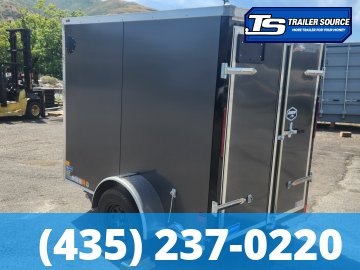 5x8 American Hauler Arrow Deluxe Enclosed Cargo Trailer - 6'0" Interior - 3.5K GVWR - .080 PolyCor, Barn Doors