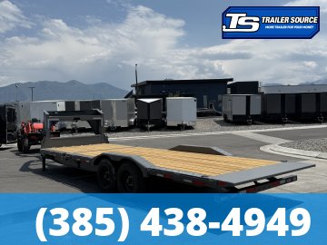 8.5x24 Diamond C HDT-GN 208 Wide Body w/ Drive Over Fenders Tilt Trailer - 18K GVWR -