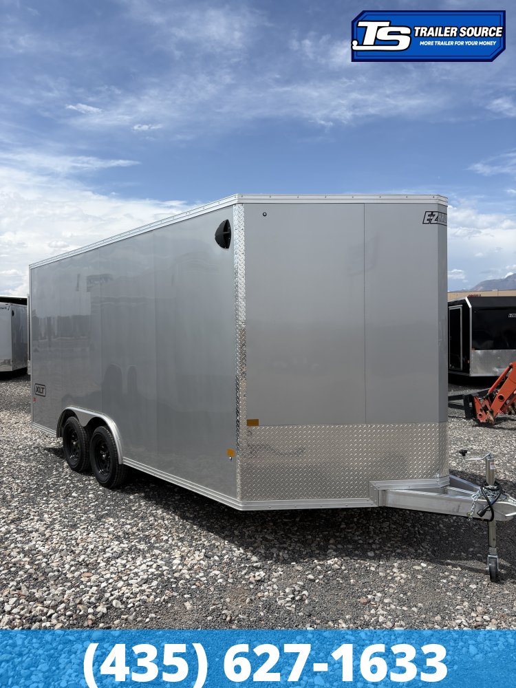 8.5x16 Alcom Aluminum EZ Hauler XLT Auto Trailer - 7'0" Interior - 7K GVWR - Dovetail