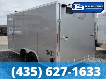 8.5x16 Alcom Aluminum EZ Hauler XLT Auto Trailer - 7'0" Interior - 7K GVWR - Dovetail