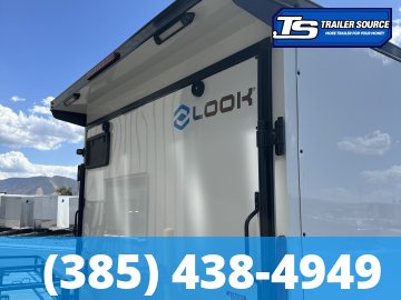 6x12 Look ST DLX Enclosed Cargo Trailer - 6'6" Interior - 3.5K GVWR - .080 PolyCor, Black Out Package, Rear Spoiler w/ Load Lights