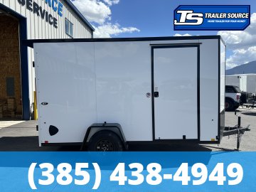 6x12 Look ST DLX Enclosed Cargo Trailer - 6'6" Interior - 3.5K GVWR - .080 PolyCor, Black Out Package, Rear Spoiler w/ Load Lights