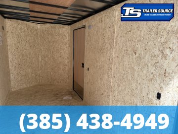 6x12 Look ST DLX Enclosed Cargo Trailer - 6'6" Interior - 3.5K GVWR - .080 PolyCor, Black Out Package, Rear Spoiler w/ Load Lights
