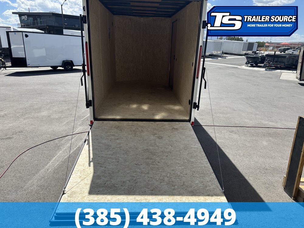 6x12 Look ST DLX Enclosed Cargo Trailer - 6'6" Interior - 3.5K GVWR - .080 PolyCor, Black Out Package, Rear Spoiler w/ Load Lights