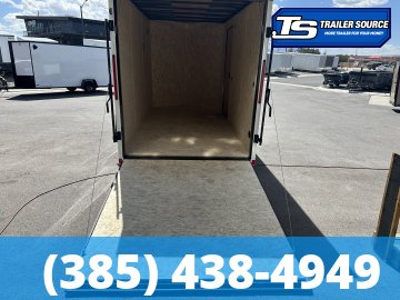 6x12 Look ST DLX Enclosed Cargo Trailer - 6'6" Interior - 3.5K GVWR - .080 PolyCor, Black Out Package, Rear Spoiler w/ Load Lights