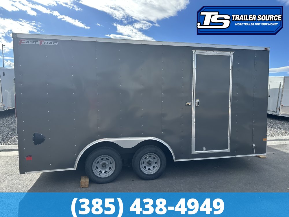 8.5x16 Wells Cargo Fast Trac Deluxe Enclosed Car Hauler