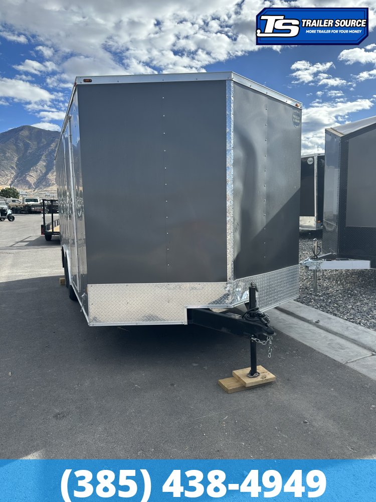 8.5x16 Wells Cargo Fast Trac Deluxe Enclosed Car Hauler Trailer - 7K GVWR -